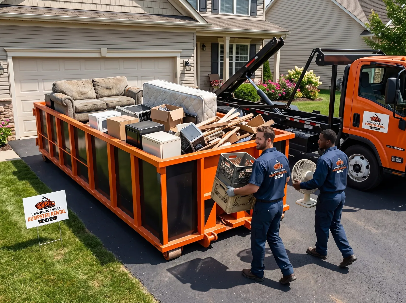 What can and cannot go in a dumpster