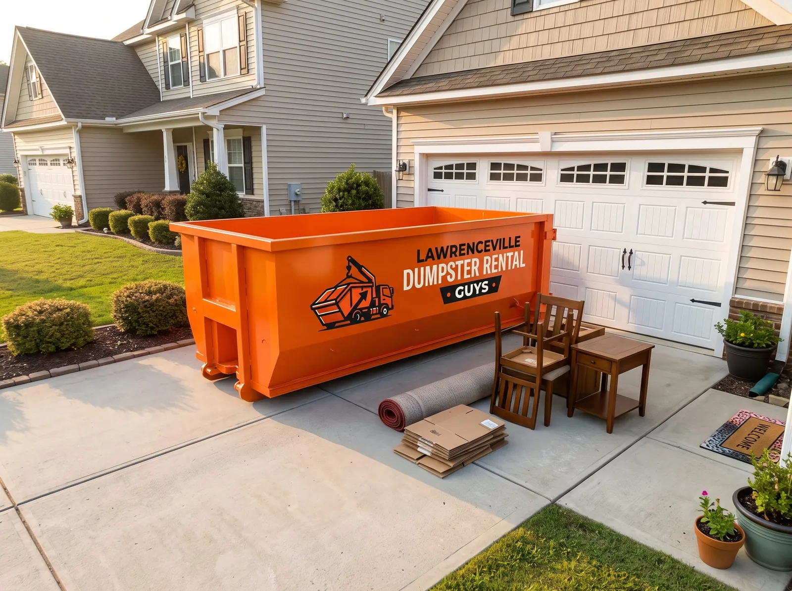 Residential Dumpster Rental in Lawrenceville GA